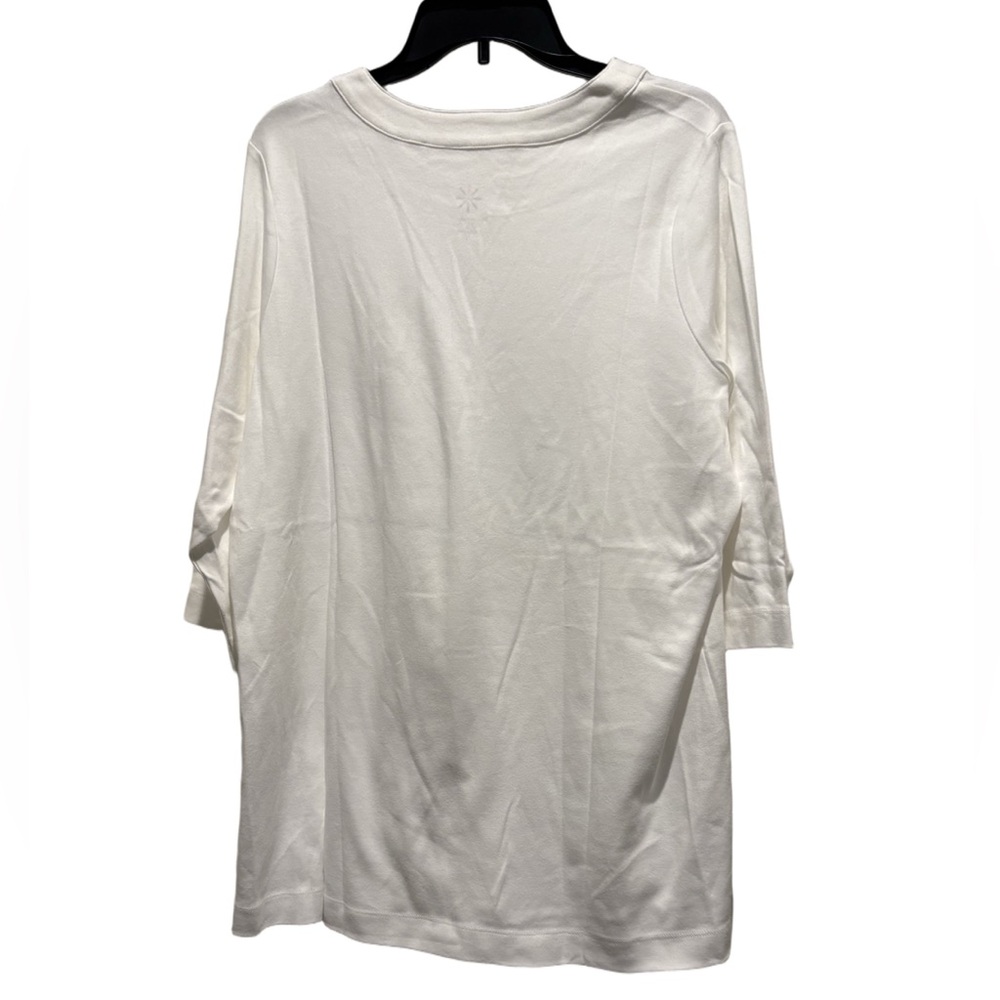 100% Cotton NIP White Tunic Top - Picture 2 of 4
